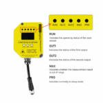 Digital Laser Sensor, DC 10-30V, 5-Digit Display, IP 65, 1mm Resolution – Enviro Forest