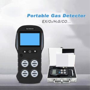Enviro Forest Portable Multi Gas Detector Monitor Rechargeable 4 In 1 Gas Meter Tester Analyze