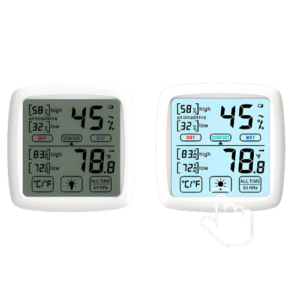 EFOAEH-241-3.png Enviro Forest Touchscreen Alarm Enabled Hygrometer