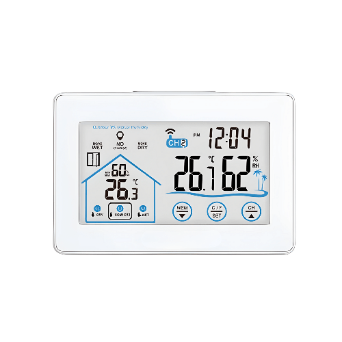 Enviro Forest Touch Screen LCD Weather Station With Hygrometer