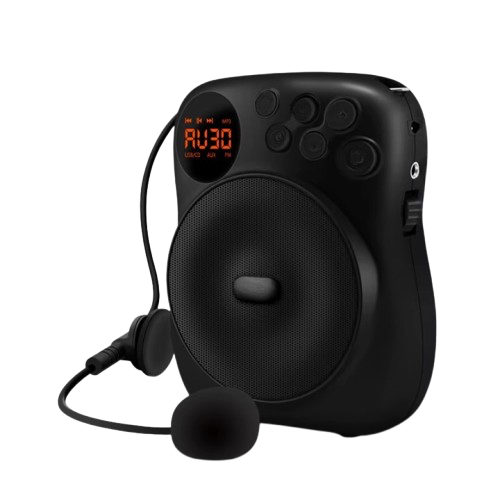 EFOASLM-398.png Portable Mini Bluetooth Voice Amplifier with Mic – 20W Loudspeaker for Teachers, Tour Guides & Outdoor Activities – Enviro Forest