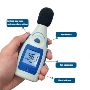 Digital Sound Level Meter with 30–130dB Range and LCD Display – Enviro Forest 