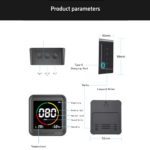 Digital Noise Detector with LCD Screen and Temperature Humidity Sensor – Enviro Forest 