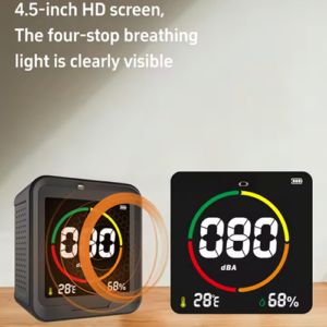 Digital Noise Detector with LCD Screen and Temperature Humidity Sensor – Enviro Forest 