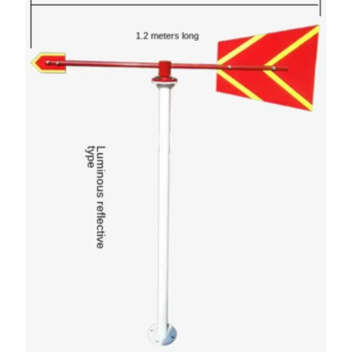 Customizable Mechanical Anemometer, Wind direction vane with Galvanized Bracket – Enviro Forest
