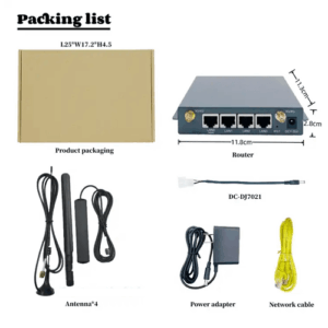 OpenWRT Load Balance 3G/4G Cellular Modem with Dual Antennas – Enviro Forest