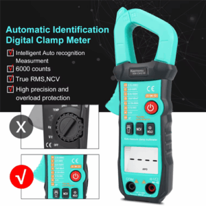 Auto-Scanning True RMS Clamp Meter with NCV & 6000 Counts– Enviro Forest
