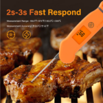 Fast Read Digital Meat Thermometer with Rotatable Backlit LCD – Enviro Forest