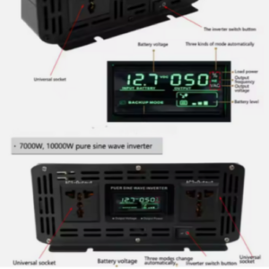 Single Phase 1600 W 3000 W 3500 W 4500 W 10000 W 12 V 24 V 48 V To 110 V 220 V Solar Inverter With Pure Sine Wave