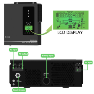 Professional House Home Generator 1.0 - 1.5 KW Hybrid Solar Inverter With Efficiency of 98% – Enviro Forest