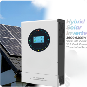 Dual AC Output 3 KW 3.6 KW 5.5 KW 6 KW 6.2 KW On/Off - Grid Hybrid Solar Inverter With Touchable Colorful Display – Enviro Forest