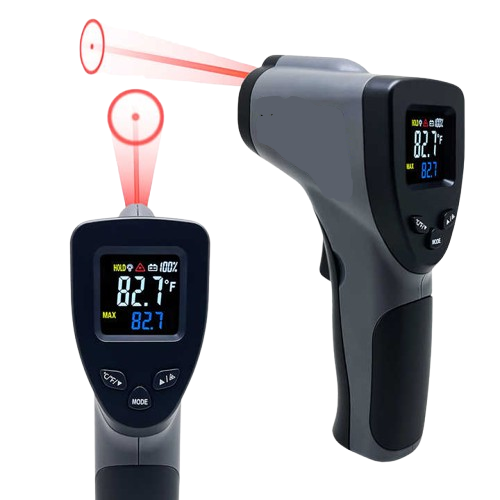 High-Precision Infrared Thermometer with Adjustable Emissivity – Enviro Forest