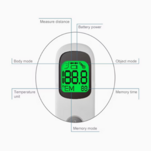 EFOIIT-400-1.png Forehead Infrared Thermometer for Safe Non-Contact Use – Enviro Forest