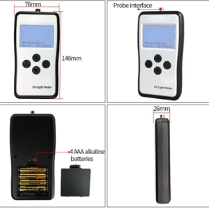 UV Light Meter Host with Intelligent Probe Matching for UVA, UVB, UVC – Enviro Forest