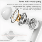 EFO Wireless Earbud Forehead Thermometer