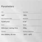 360° Lidar Sensor, 10 Hz Scan, 82ft Range, ±3cm Accuracy, 95nm Wave – Enviro Forest