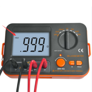 Digital Micro Ohmmeter with 4-Wire Low Resistance Testing and LCD Display – Enviro Forest