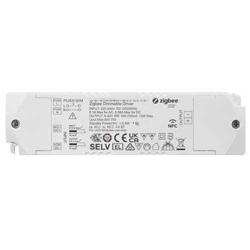 EFOOET-355.png 15W ZigBee 3.0 Dimmable LED Driver with NFC Configuration – Enviro Forest