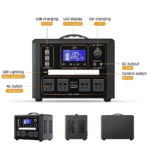 EFOPP-137-2.png 300 W/500 W/1000 W/2000 W Portable Power Station With LCD Screen – Enviro Forest