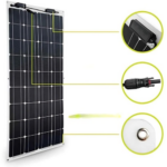 100 W Portable RV Flexible Solar Panel with High Efficiency – Enviro Forest