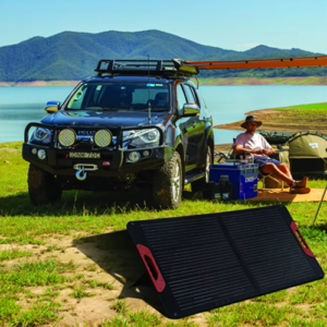 100 W Folding Energy Storage Solar Panel with Waterproof Panel – Enviro Forest