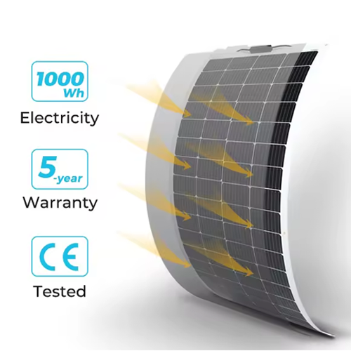 100 W Outdoor Portable Flexible Solar Panel with Wind Pressure – Enviro Forest