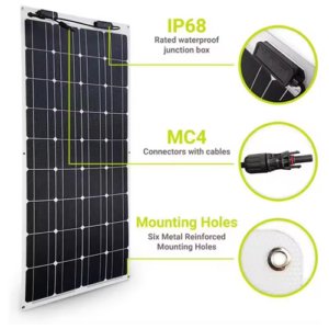 100 W Portable Flexible Solar Panel with High Efficiency – Enviro Forest