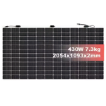 430 W/520 W Flexible Solar Photovoltaic Panel with Panel Efficiency of 20.4 % – Enviro Forest