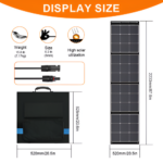 Portable Foldable Solar Panels With Photovoltaic Cells – Enviro Forest