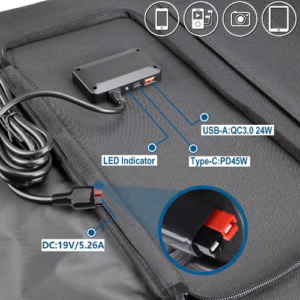 100 W Battery Solar Panel Mini Foldable Panel with 22.4% Panel Efficiency – Enviro Forest