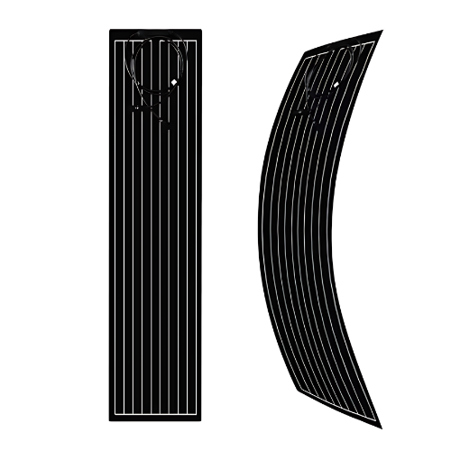 Custom Mono Full Black Thin Film Flexible Solar Panels with 17% Efficiency – Enviro Forest