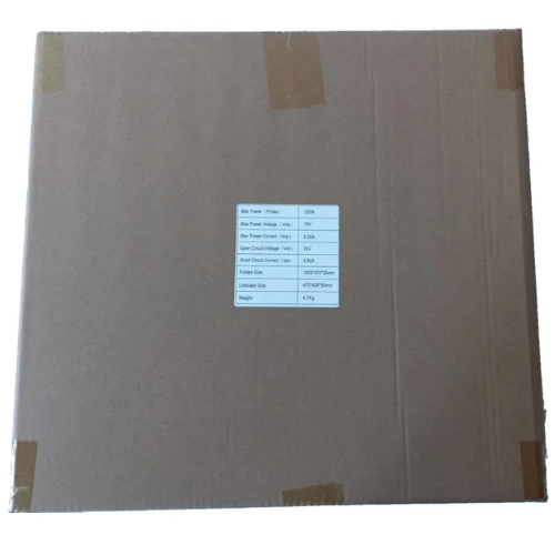 120 W Portable Solar Panel With Single Crystal Silicon – Enviro Forest