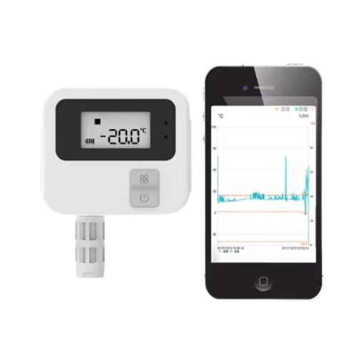 EFOTDL-026.png Wireless Temperature and Humidity Data Logger with Probe for Industry – Enviro Forest