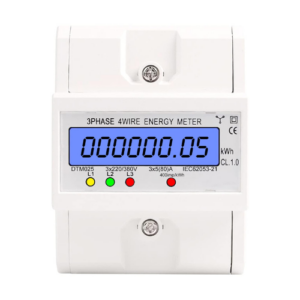 Three Phase 4 Wire 120A Bidirectional kWh Energy Meter With RS485 Communication – Enviro Forest