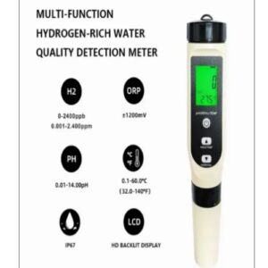 4-in-1 pH, H₂, ORP & Temperature Water Quality Tester– Enviro Forest
