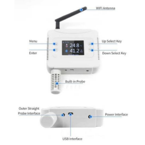 Enviro Forest High Precision Digital Thermometer Hygrometer with Wireless Temperature and Humidity Sensors