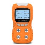 Enviro Forest Portable Multi Gas Detector 4 Gas Monitor with Micro Clip